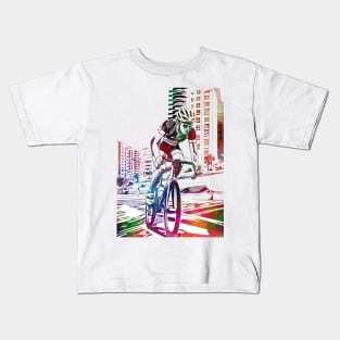 City bike sport art #bike Kids T-Shirt